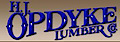 H.J. Opdyke Lumber Co. logo, H.J. Opdyke Lumber Co. contact details