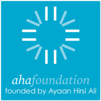 The AHA Foundation logo, The AHA Foundation contact details