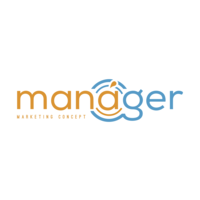 Manáger ® = Marketing Concept logo, Manáger ® = Marketing Concept contact details