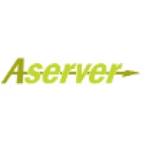 AServer logo, AServer contact details