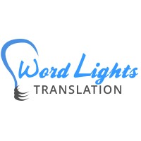 WordLights logo, WordLights contact details