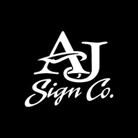 AJ Sign Company logo, AJ Sign Company contact details