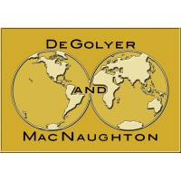 DeGolyer & MacNaughton logo, DeGolyer & MacNaughton contact details