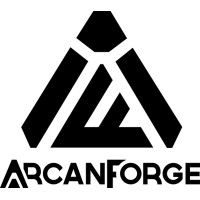 ArcanForge logo, ArcanForge contact details