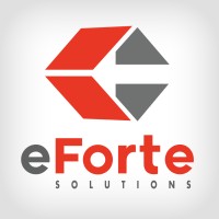 eForte logo, eForte contact details