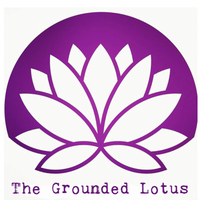 The Grounded Lotus logo, The Grounded Lotus contact details