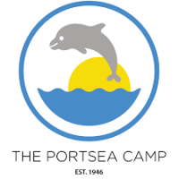 The Portsea Camp logo, The Portsea Camp contact details