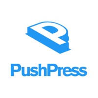 PushPress logo, PushPress contact details