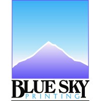 Blue Sky Printing logo, Blue Sky Printing contact details