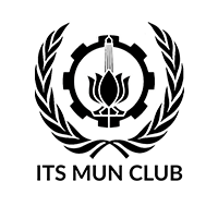 ITS MUN Club logo, ITS MUN Club contact details