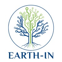 EARTH IN logo, EARTH IN contact details