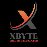 XByte logo, XByte contact details