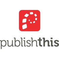 PublishThis logo, PublishThis contact details