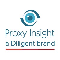 Proxy Insight, a Diligent brand logo, Proxy Insight, a Diligent brand contact details