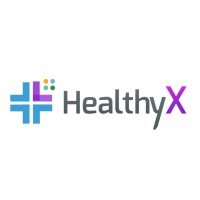 HealthyX logo, HealthyX contact details