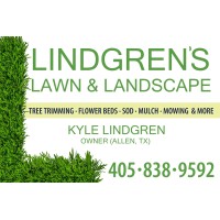 Lindgren's Lawn & Landscape logo, Lindgren's Lawn & Landscape contact details