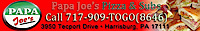 Papa Joe's Pizza And Subs logo, Papa Joe's Pizza And Subs contact details