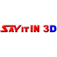 Say It In 3D logo, Say It In 3D contact details