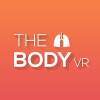 The Body VR logo, The Body VR contact details