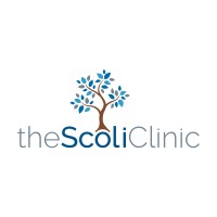 The ScoliClinic logo, The ScoliClinic contact details