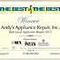 Andy's Appliance Repair NC logo, Andy's Appliance Repair NC contact details