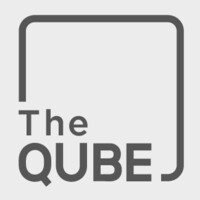 The Qube logo, The Qube contact details