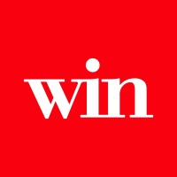 WIN logo, WIN contact details