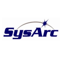 SysArc logo, SysArc contact details