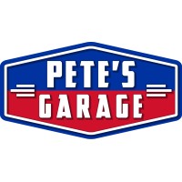 PETES GARAGE logo, PETES GARAGE contact details