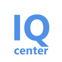 IQ center logo, IQ center contact details