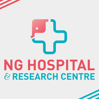 NG Hospital and Research center logo, NG Hospital and Research center contact details