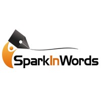 SparkInWords logo, SparkInWords contact details