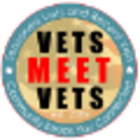 VetsMeetVets logo, VetsMeetVets contact details