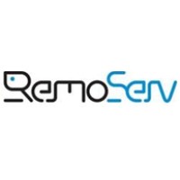 RemoServ logo, RemoServ contact details