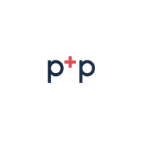 p+p logo, p+p contact details