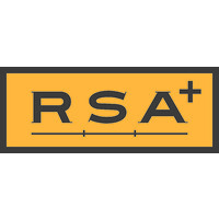 RSA+ logo, RSA+ contact details