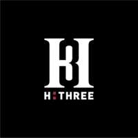 H-THREE logo, H-THREE contact details