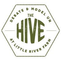 The Hive logo, The Hive contact details