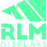 RLM Displays logo, RLM Displays contact details