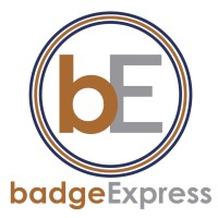 badgeExpress logo, badgeExpress contact details