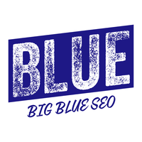 BigBlueSEO logo, BigBlueSEO contact details