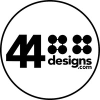 44 Designs logo, 44 Designs contact details