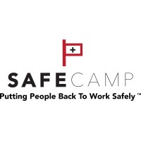 SafeCamp logo, SafeCamp contact details