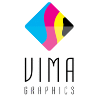 VimaGraphics logo, VimaGraphics contact details