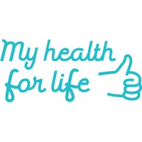 My health for life logo, My health for life contact details