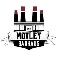 The Motley Bauhaus logo, The Motley Bauhaus contact details