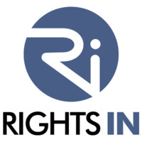 RightsIn logo, RightsIn contact details