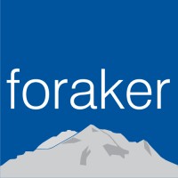 The Foraker Group logo, The Foraker Group contact details