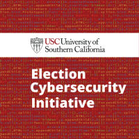 USC Election Cybersecurity Initiative logo, USC Election Cybersecurity Initiative contact details