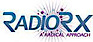 RadioRx logo, RadioRx contact details